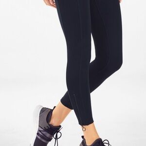 Fabletics Quincy Zip leggings, high rise, small